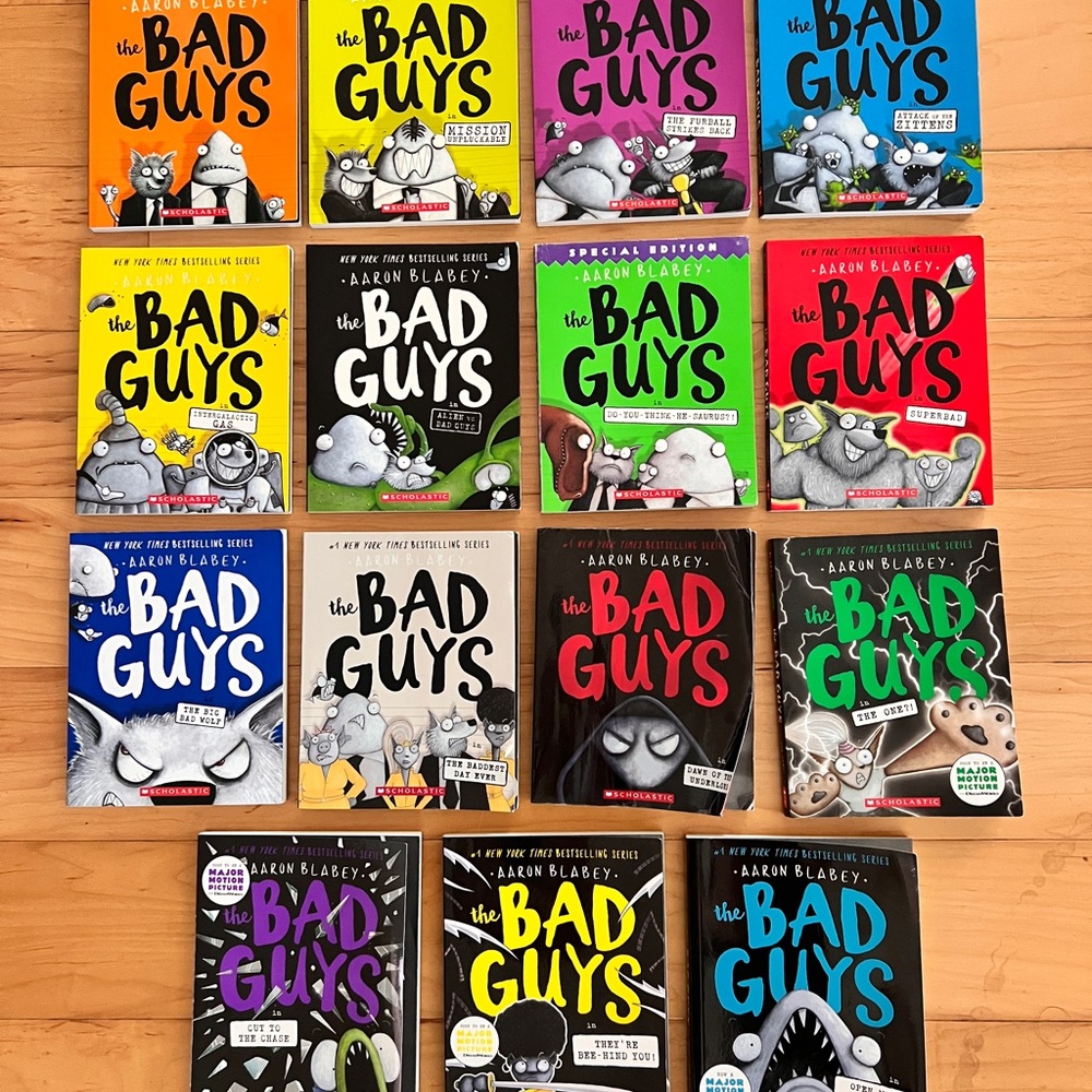 The Bad Guys Book Series Collection 1-15